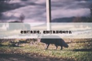老版打鱼游戏，老版打鱼游戏叫什么
