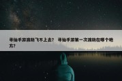 寻仙手游渡劫飞不上去？ 寻仙手游第一次渡劫在哪个地方？