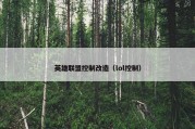 英雄联盟控制改造（lol控制）