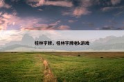 桂林字牌，桂林字牌老k游戏