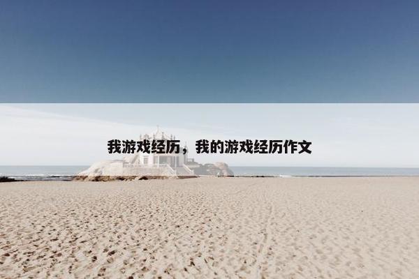 我游戏经历,我的游戏经历作文 我游戏经历,我的游戏经历作文
