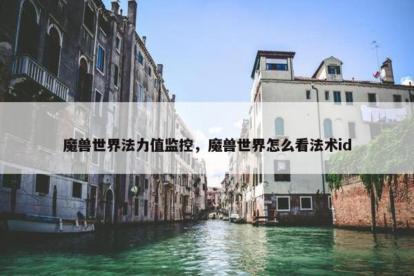 魔兽世界法力值监控，魔兽世界怎么看法术id