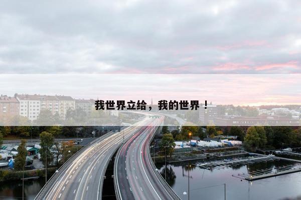 我世界立给，我的世界 !