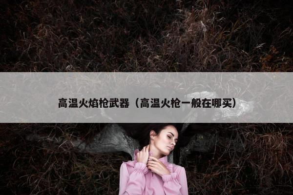 高温火焰枪武器（高温火枪一般在哪买）