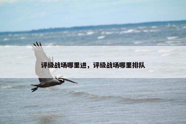 评级战场哪里进，评级战场哪里排队