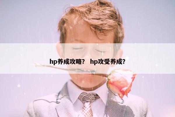 hp养成攻略？ hp攻受养成？