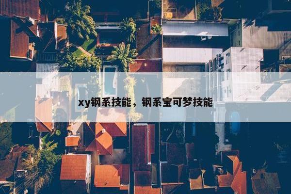 xy钢系技能，钢系宝可梦技能