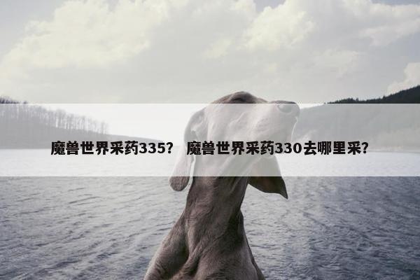 魔兽世界采药335？ 魔兽世界采药330去哪里采？