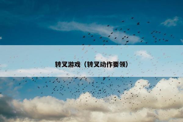 转叉游戏（转叉动作要领）