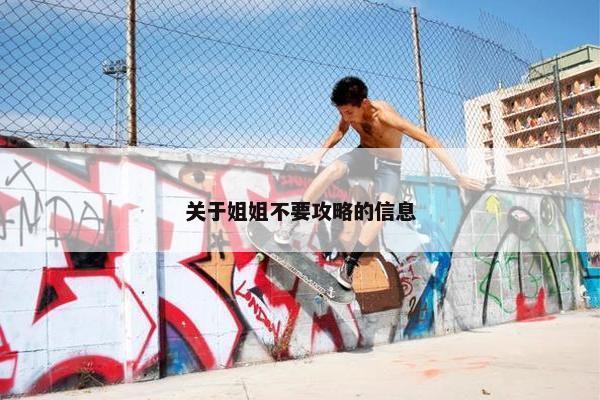 关于姐姐不要攻略的信息