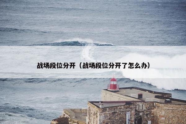 战场段位分开（战场段位分开了怎么办）