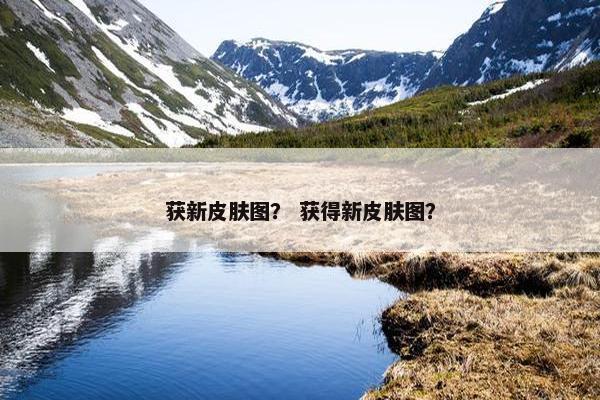 获新皮肤图？ 获得新皮肤图？
