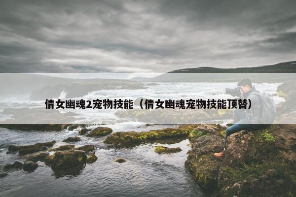 倩女幽魂2宠物技能（倩女幽魂宠物技能顶替）