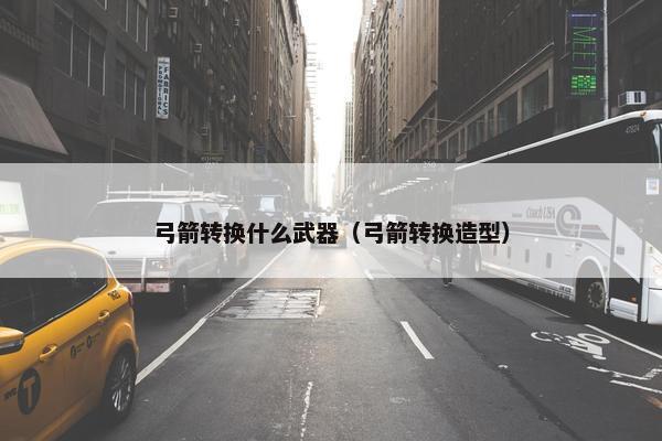 弓箭转换什么武器（弓箭转换造型）