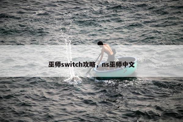 巫师switch攻略，ns巫师中文