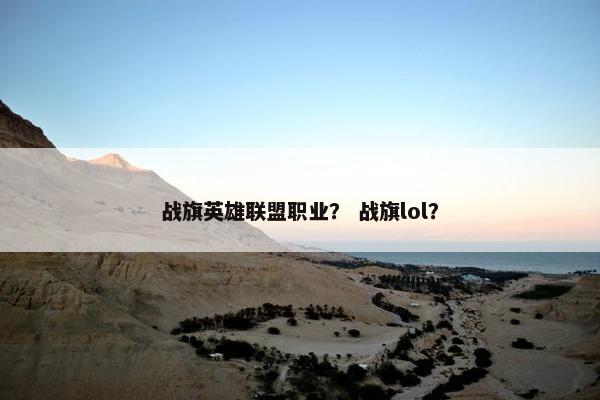 战旗英雄联盟职业？ 战旗lol？