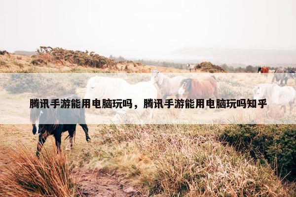 腾讯手游能用电脑玩吗，腾讯手游能用电脑玩吗知乎