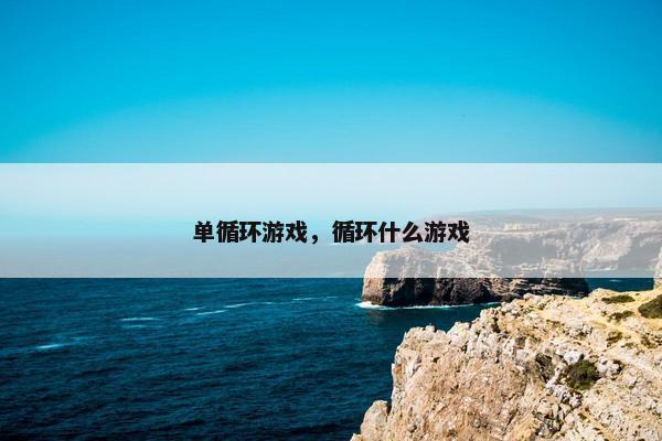 单循环游戏，循环什么游戏
