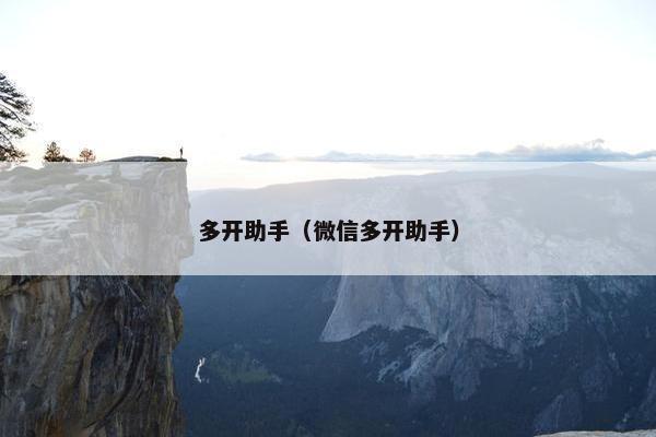 多开助手（微信多开助手）