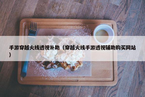 手游穿越火线透视补助（穿越火线手游透视辅助购买网站）