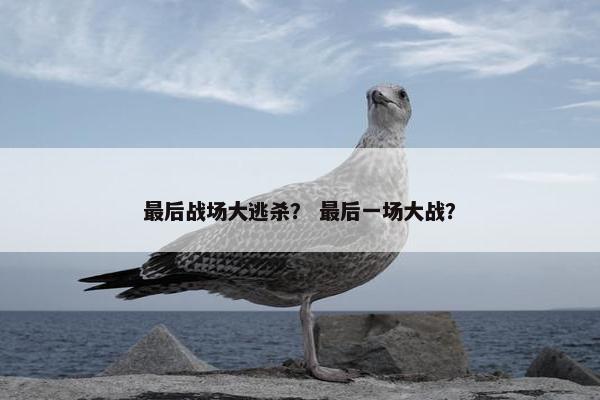 最后战场大逃杀？ 最后一场大战？