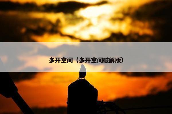 多开空间（多开空间破解版）