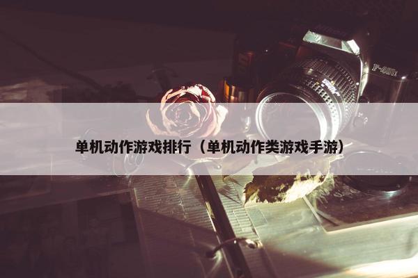 单机动作游戏排行（单机动作类游戏手游）
