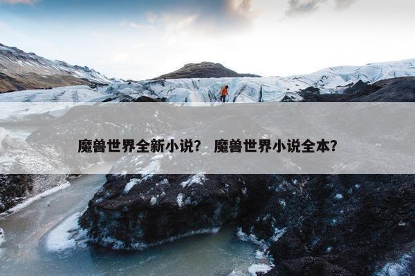 魔兽世界全新小说？ 魔兽世界小说全本？