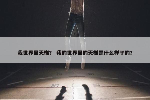 我世界里天梯？ 我的世界里的天梯是什么样子的？