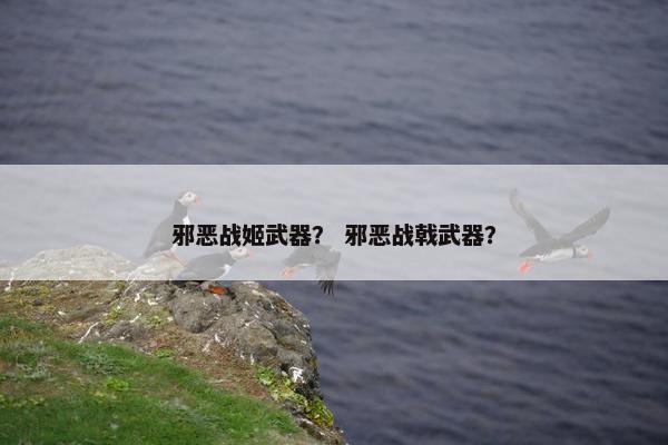 邪恶战姬武器？ 邪恶战戟武器？