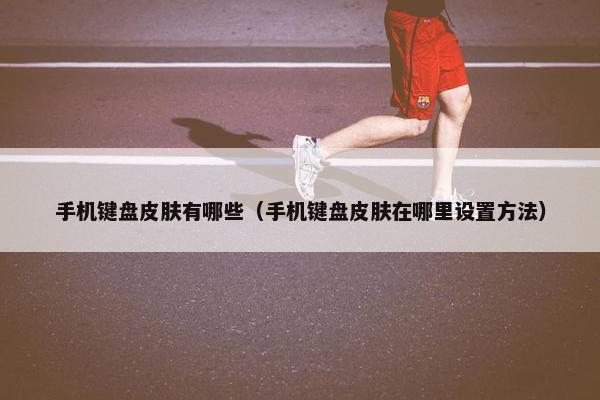 手机键盘皮肤有哪些（手机键盘皮肤在哪里设置方法）