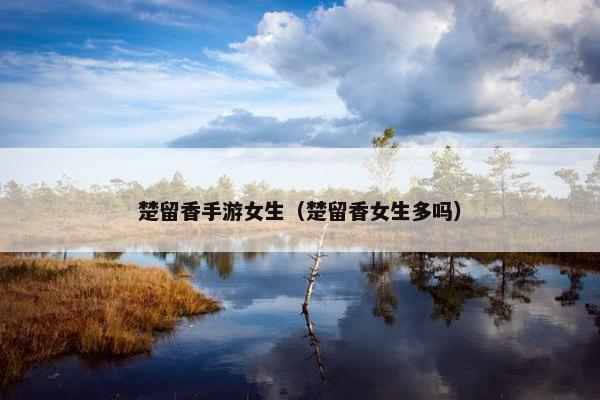 楚留香手游女生（楚留香女生多吗）