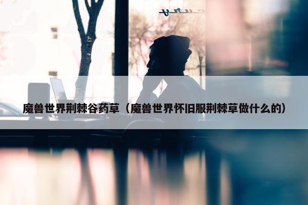 魔兽世界荆棘谷药草（魔兽世界怀旧服荆棘草做什么的）