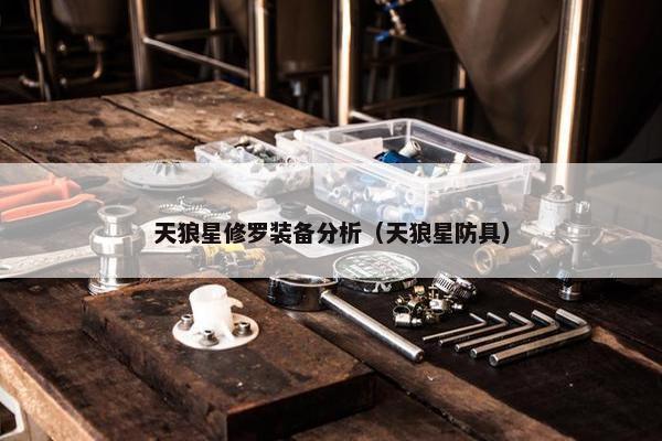 天狼星修罗装备分析（天狼星防具）