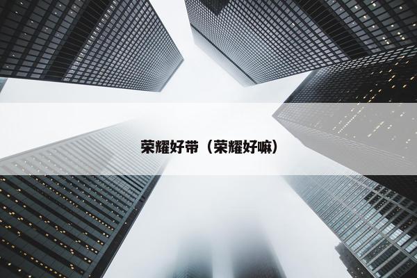 荣耀好带（荣耀好嘛）