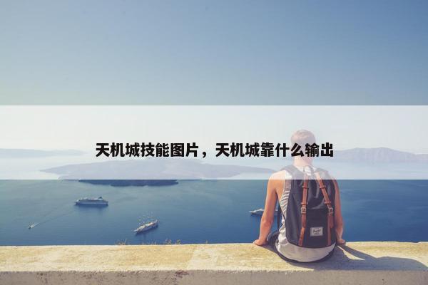 天机城技能图片，天机城靠什么输出