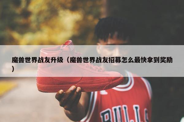 魔兽世界战友升级（魔兽世界战友招募怎么最快拿到奖励）