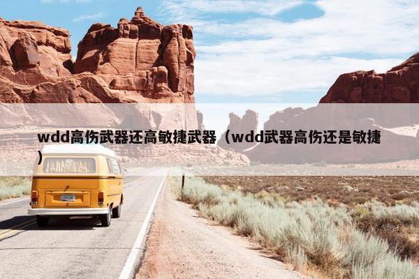 wdd高伤武器还高敏捷武器（wdd武器高伤还是敏捷）
