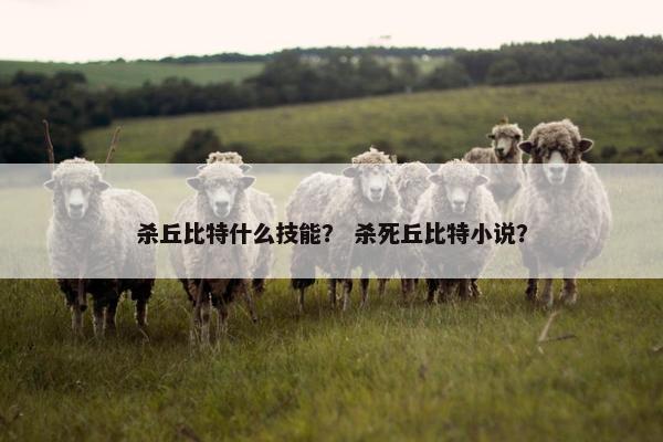 杀丘比特什么技能？ 杀死丘比特小说？