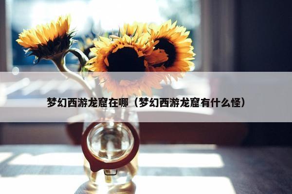 梦幻西游龙窟在哪（梦幻西游龙窟有什么怪）