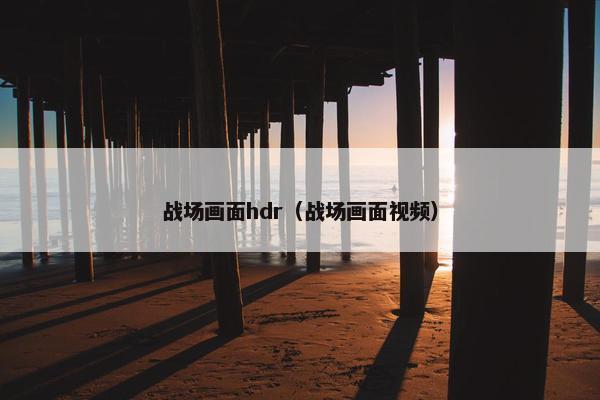 战场画面hdr（战场画面视频）