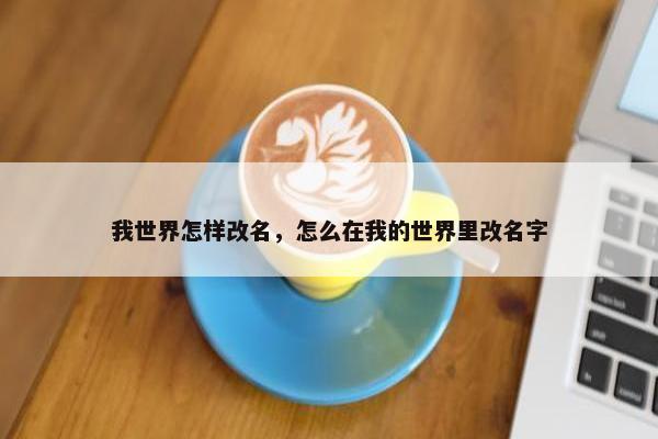 我世界怎样改名，怎么在我的世界里改名字