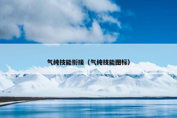 气纯技能衔接（气纯技能图标）