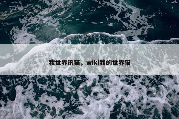 我世界讯猫，wiki我的世界猫