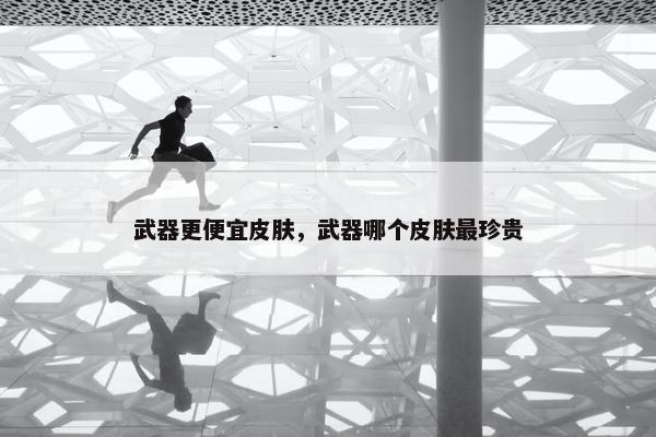 武器更便宜皮肤，武器哪个皮肤最珍贵