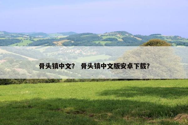 骨头镇中文？ 骨头镇中文版安卓下载？