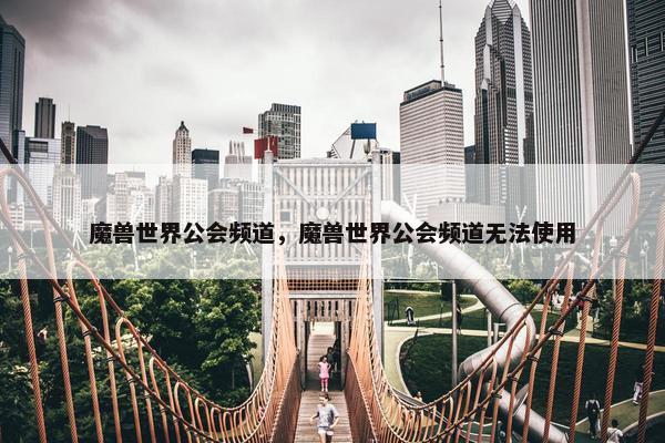 魔兽世界公会频道，魔兽世界公会频道无法使用