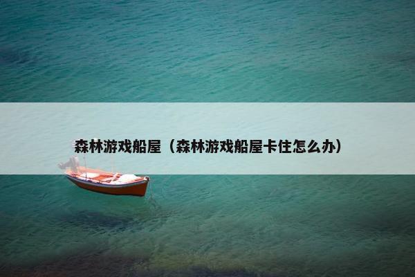 森林游戏船屋（森林游戏船屋卡住怎么办）
