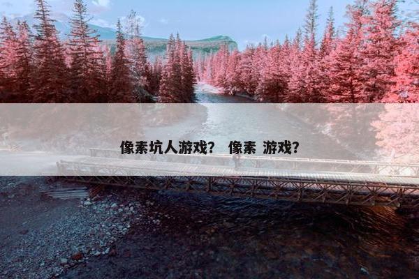 像素坑人游戏？ 像素 游戏？