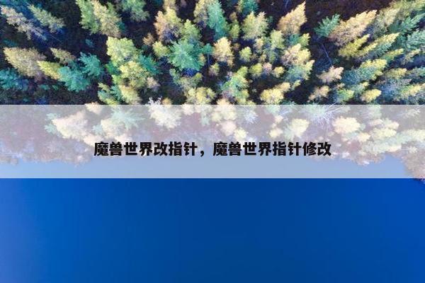 魔兽世界改指针，魔兽世界指针修改